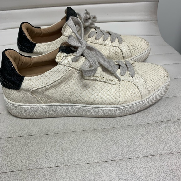 All Saints Sneakers with snake like emboss - Picture 6 of 14